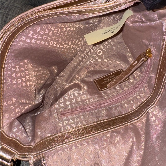 Kate Spade Bag Laurel Way Rose Gold Crossbody - Picture 13 of 17